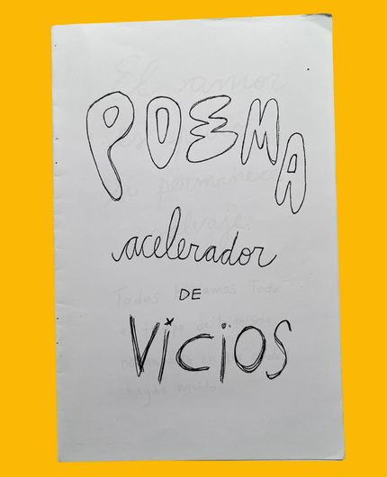 Poema acelerador de vicios (Cristhian Monti)
